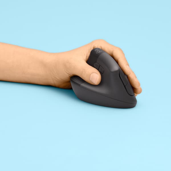 Logitech Lift datormöss vänster hand Trådlös RF + Bluetooth Optisk 4000 DPI