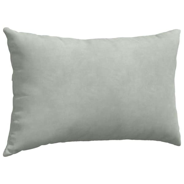 Sofakuddar 2 pcs Ljusgrå 50 x 30 cm Kordread tyg