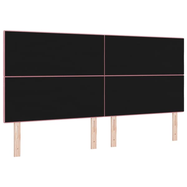 Huvudgavel Rosa 200 cm Sammet