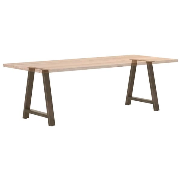 Matbordsben A-formade 2 st 70x(72-73) cm stål
