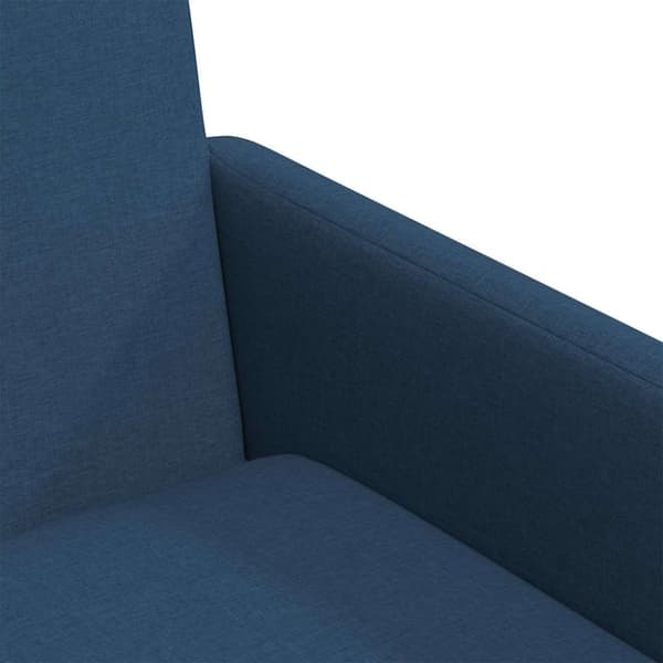 Matstolar 2 pcs Blå 57 x 67 x 95 cm tyg