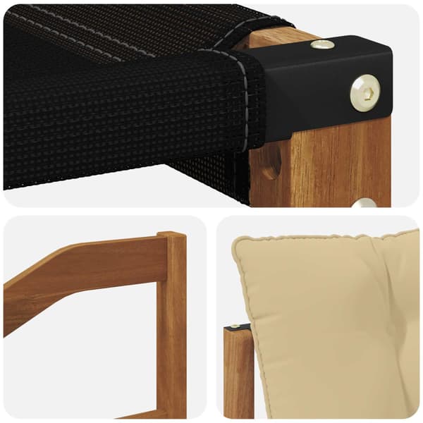 Utomhussoffset med kudde 8 pcs Naturlig och Beige