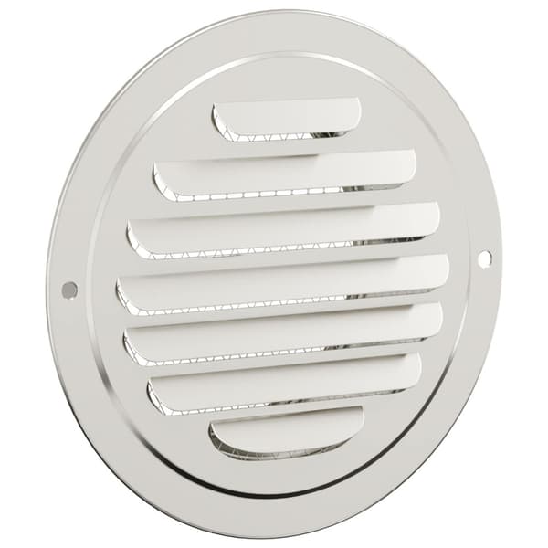 Luftventilationslock 4 pcs Silver 80 mm Rostfritt stål