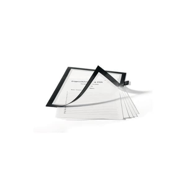 Magnetram självh DURAFRAME note A4 svart