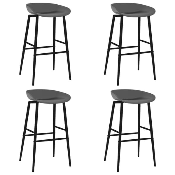 Bargrupp 5 delar svart och grå