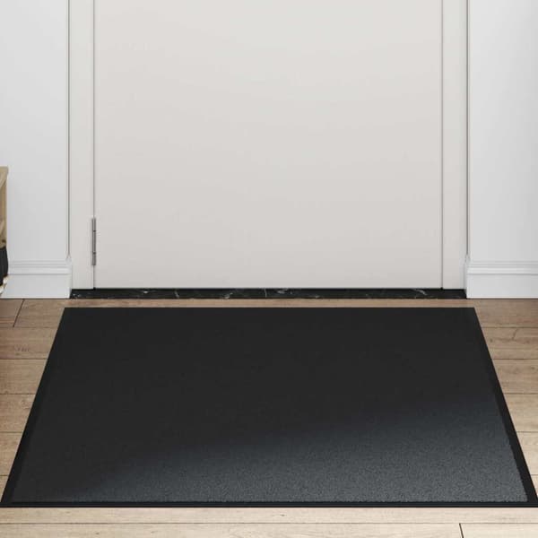 Dörrmatta svart 80x120 cm