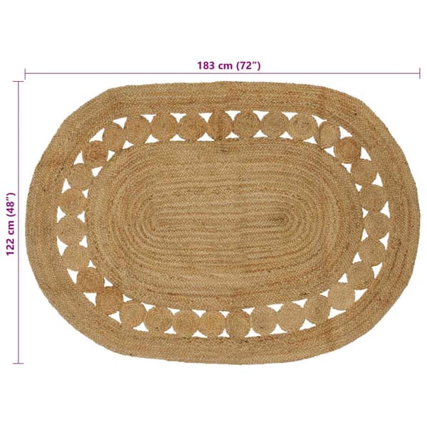 Matta Brun 122 x 183 cm Jute