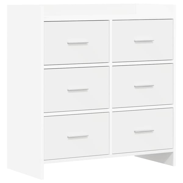 Sideboard Vit 75 x 33 x 80 cm Konstruerat trä