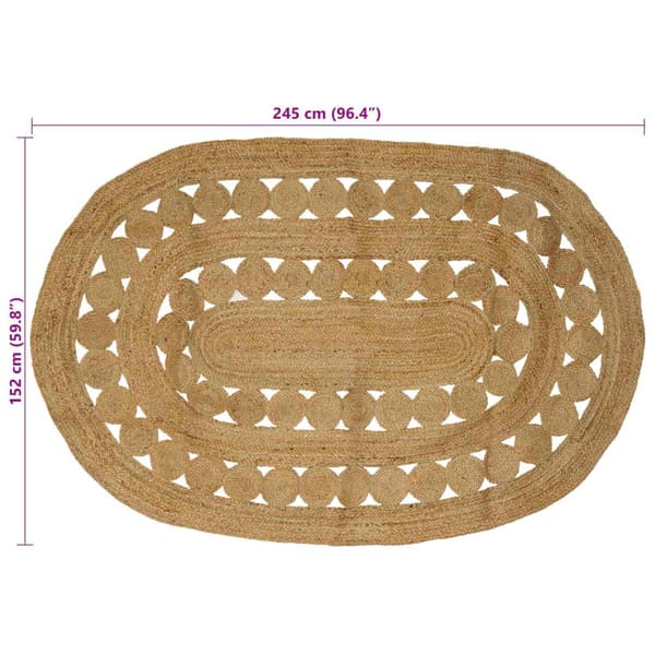 Matta Brun 152 x 245 cm Jute