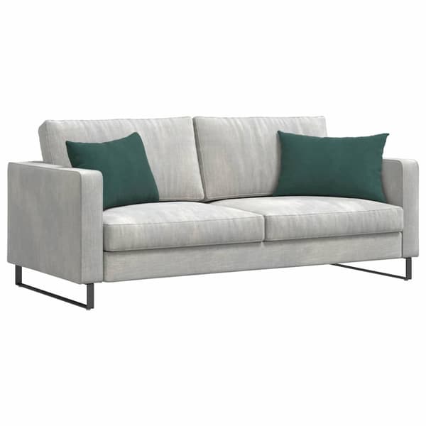 Sofakuddar 2 pcs Mörkgrön 60 x 40 cm Kordread tyg