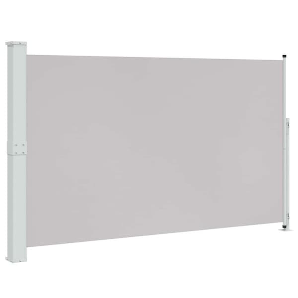 Infällbar sidomarkis 180x300 cm grå