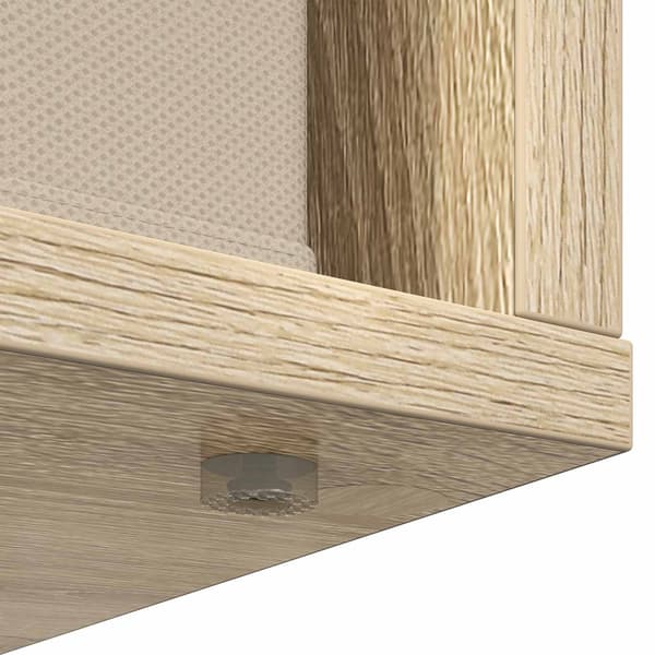 Sideboard med låda Sonoma-ek 68,5 x 32 x 67 cm
