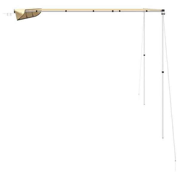 Husvagnsmarkis 3,6x3x2,15 m beige