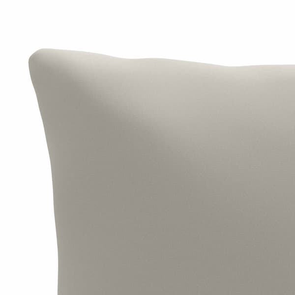 1-delad ryggkudde PUTTEN 100% Polyester Grå 80 x 40 x 15 cm