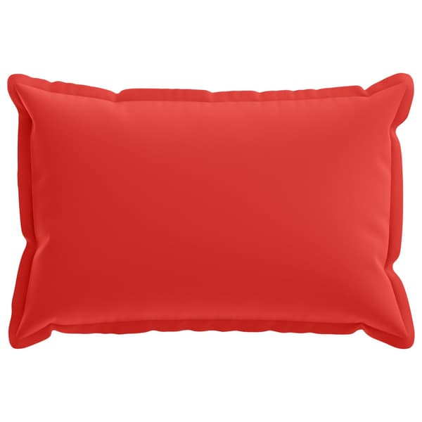Kuddöverdrag 6 st HOUTEN Röd 50 x 80 cm Polyester