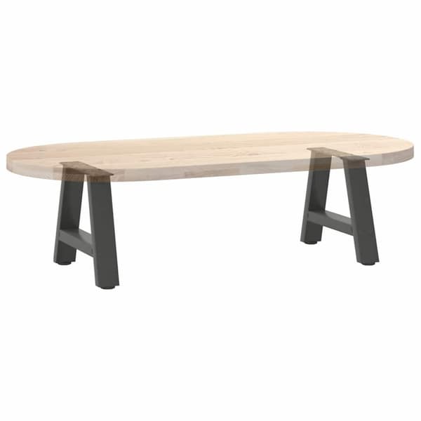 Soffbordsben A-formade 2 st antracit 50x(30-31) cm stål