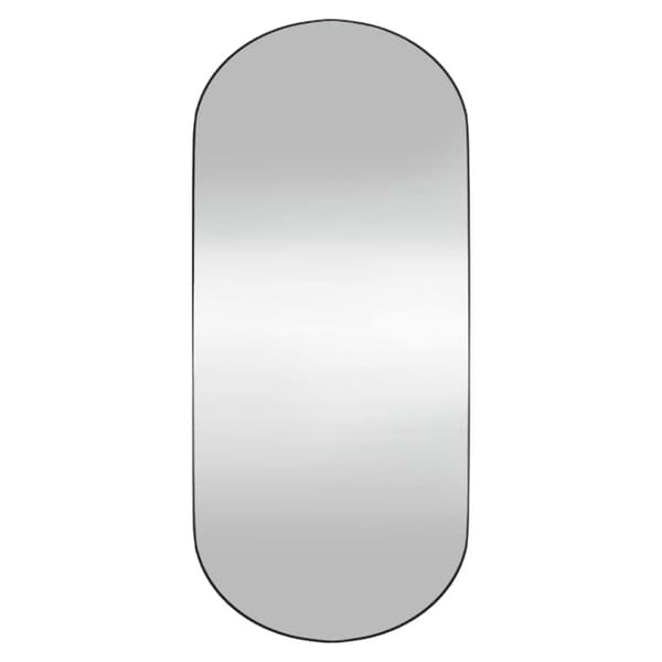 Väggspegel 35x80 cm glas oval
