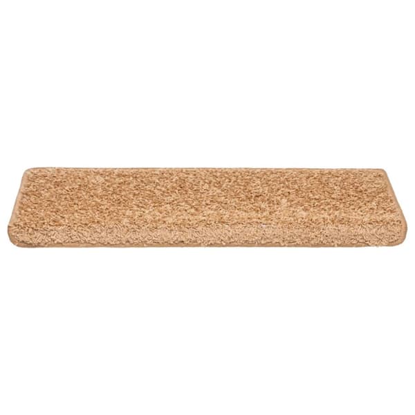 Trappmattor 20 st 65x21x4 cm beige rektangulär kant