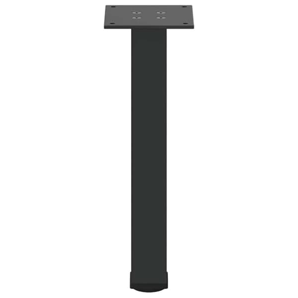 Soffbordsben 4 st svarta 30-32 cm stål