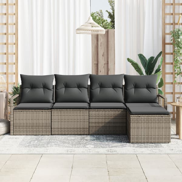 Soffset 5 pcs Grå konstrotting