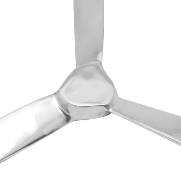Väggmonterad propeller aluminium silver 70 cm