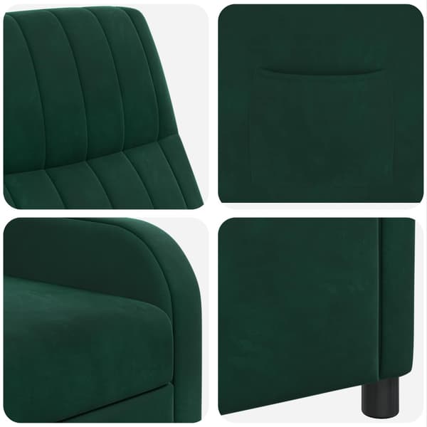Recliner Mörkgrön Sammet (V)
