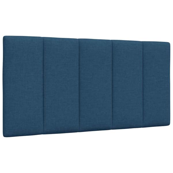 Bed Frame without Mattress "Hanko" Blue 100x200cm Fabric