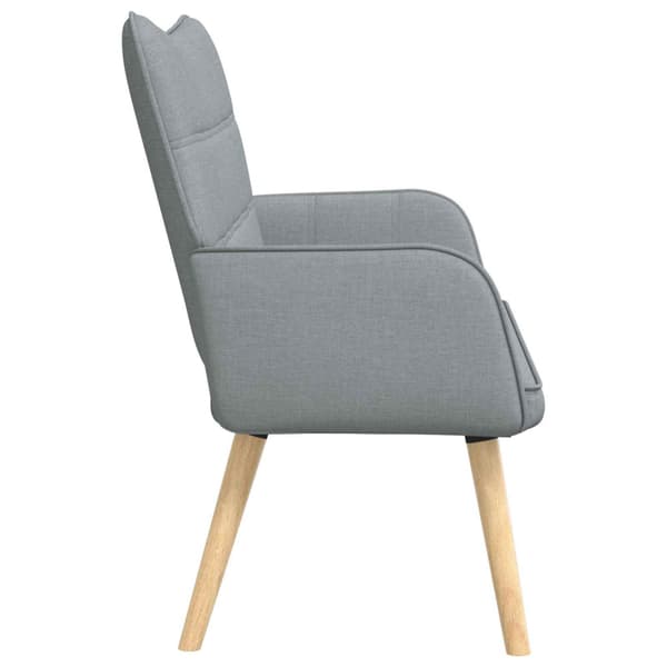 Tvåsitssoffa Ljusgrå 115 x 61 x 87 cm tyg