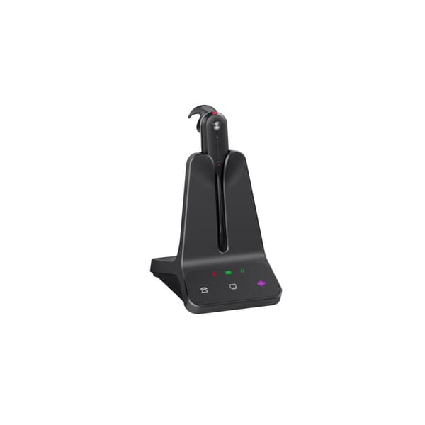 Yealink WH63 - E2 - headset - USB-A via DECT-adapter