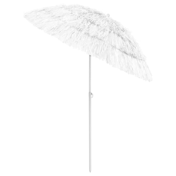 Strandparasoll Hawaii vit 180 cm