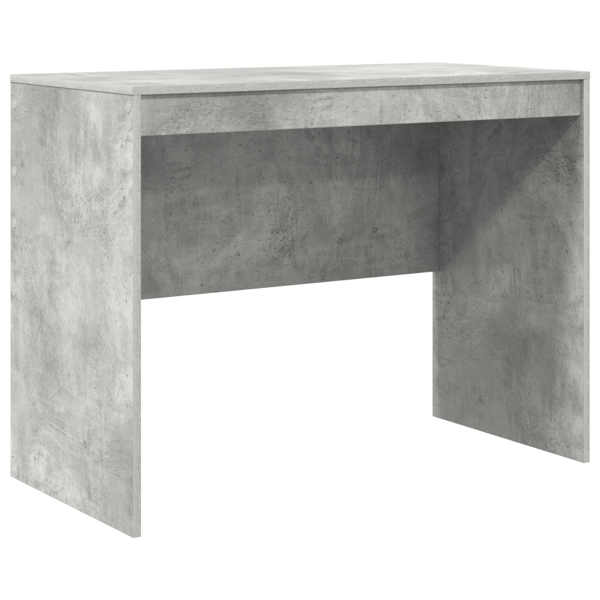 Skrivbord med låda 2 pcs Betonggrå