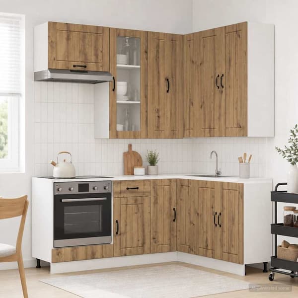 Köksenhet LUCCA 8 pcs Artisan-ek Konstruerat trä