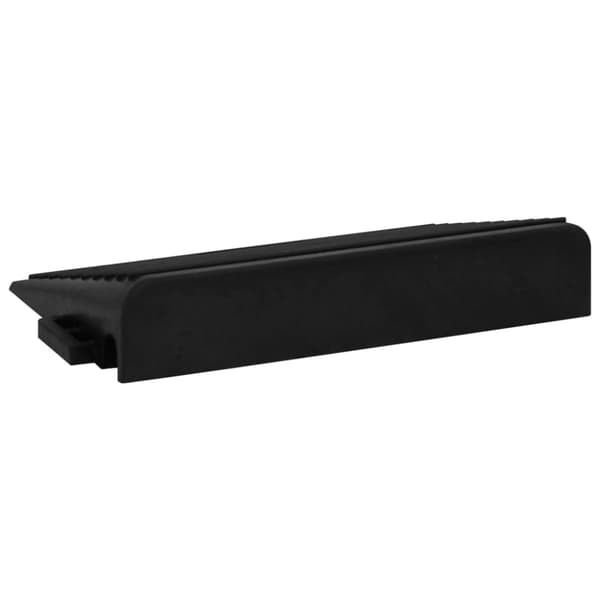 Trottoarramper 2 st 50x30x11 cm gummi