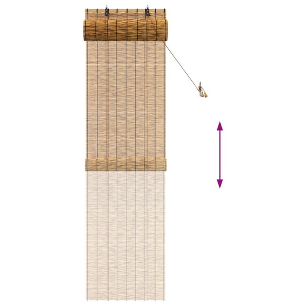 Rullgardin Brun 60 x 220 cm Vass
