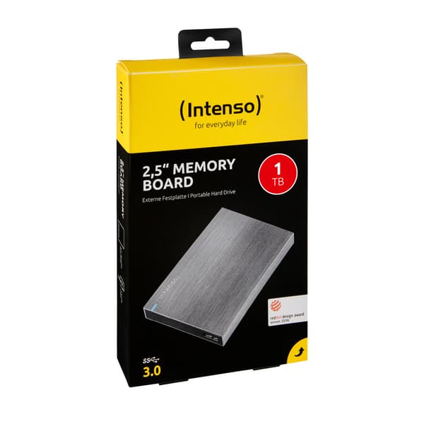 Intenso 6028660 externa hårddiskar 1 TB Antracit