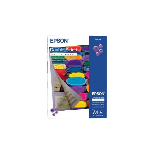 Epson Double-Sided Matte Paper - papper - matt - 50 ark - A4 - 178 g/m²