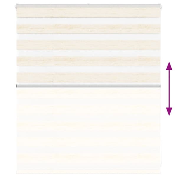 Rullgardin zebra 120x100 cm tyg bredd 115,9 cm polyester