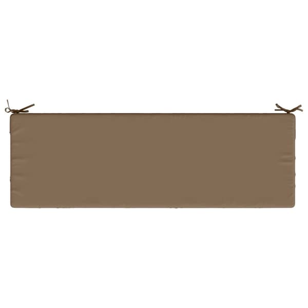 2-delade Bänk Kuddar SOEST 2 st 100% Polyester Taupe