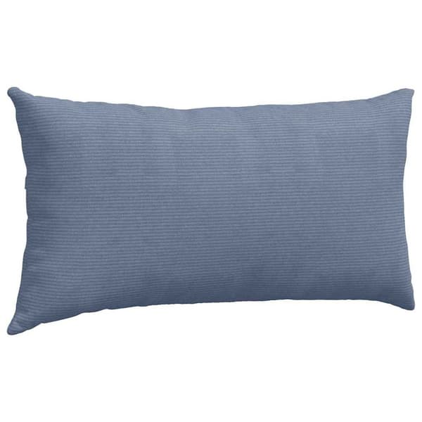Sofakuddar 2 pcs Blå 80 x 40 cm Kordread tyg