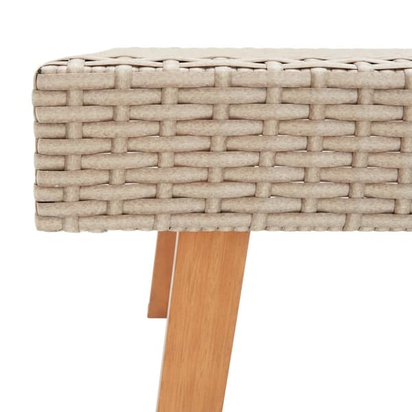 Trädgårdsbord konstrotting beige