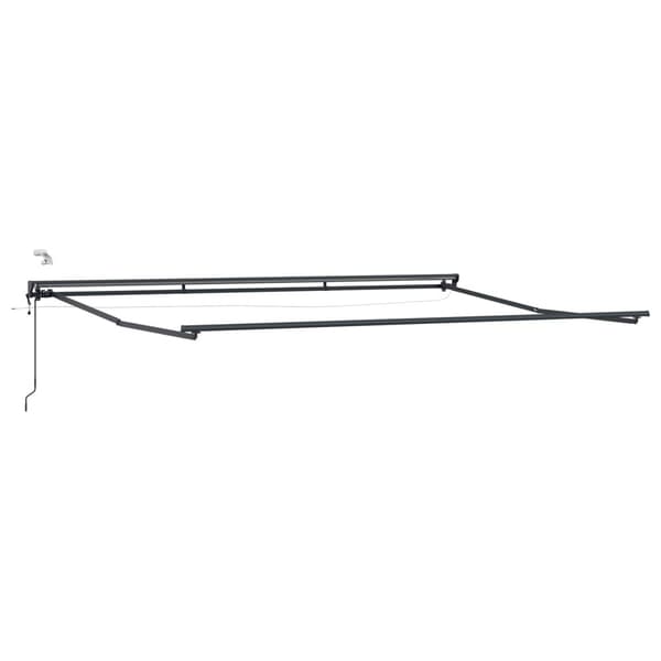 Elektrisk Retraktabel Markis Blå, Orange, Antracit 4 × 3 m