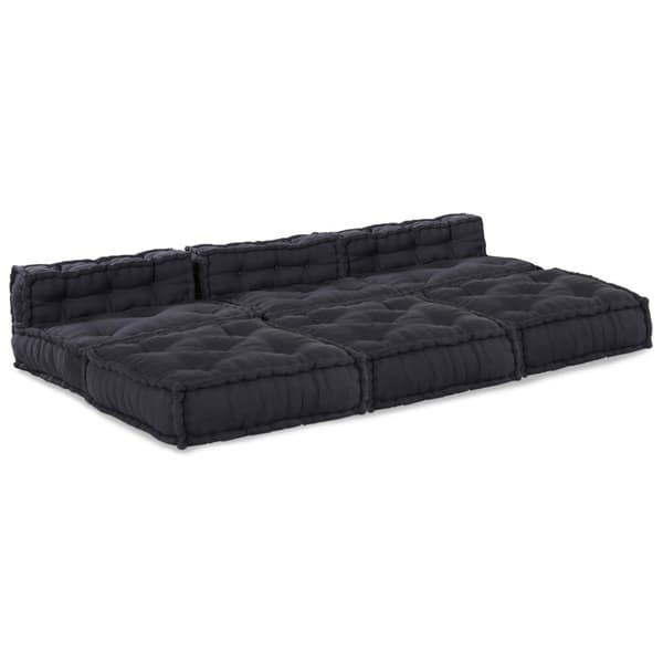 Modulsofa enhet 4 pcs Antracit Tyg