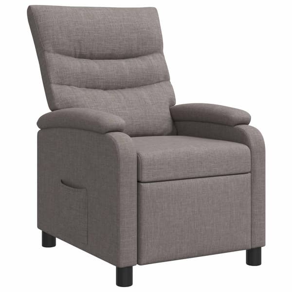 Recliner Taupe Tyg