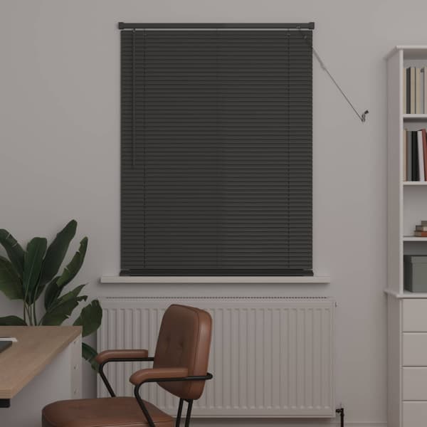 Persienn Silvergrå 150 x 90 cm PVC