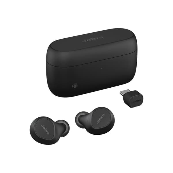 Jabra Evolve2 Buds MS - True wireless-hörlurar med mikrofon - USB-C via Bluetooth-adapter