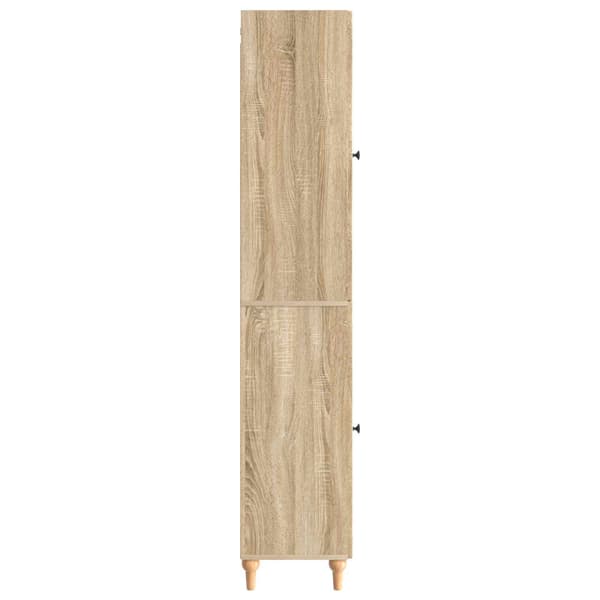 Skåpset 2 pcs Sonoma-ek Konstruerat trä