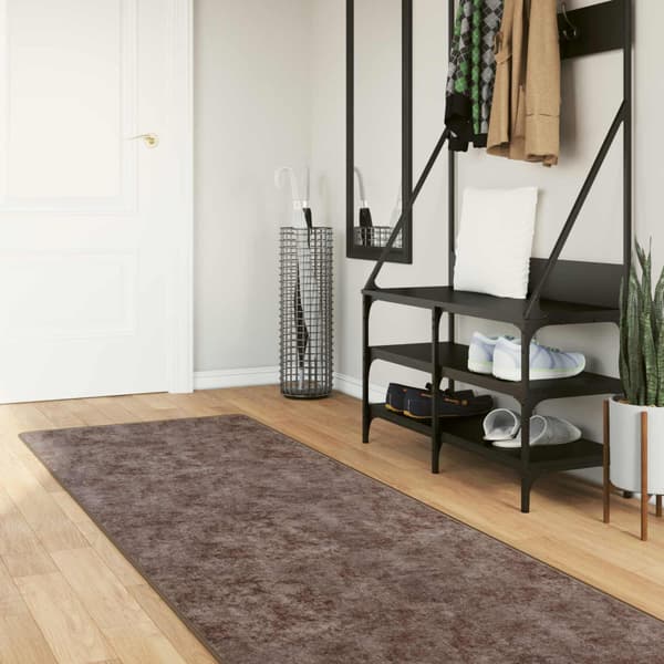 Mattlöpare MARSA Grå 400 x 80 cm Polyester och PVC