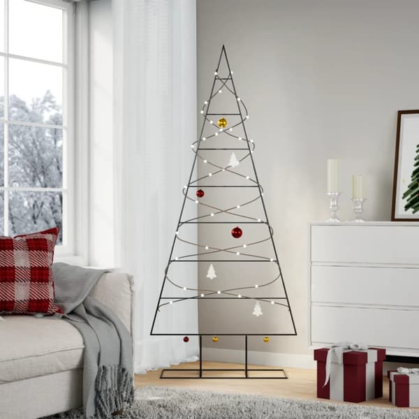 Julgran i metall svart 180 cm