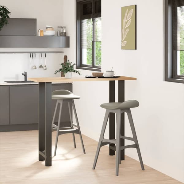 Barbordsben antracit 2 st 40x(110-111) cm stål