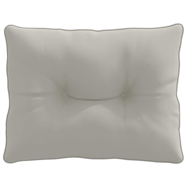 Ryggkudde PUTTEN 100% Polyester Grå 60 x 40 x 10 cm